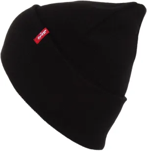 Levi's Sloughy Red In Black Beanie