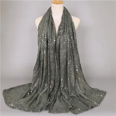Women's Shimmer Viscose Shawl Scarf
